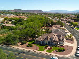 Aerial view of mountains