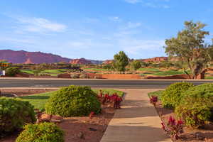 View of mountain background