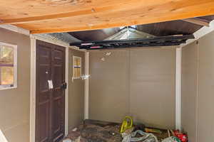 View of exterior entry