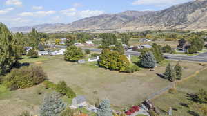 Drone / aerial view of mountains
