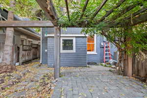 View of outdoor structure