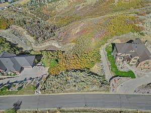 Aerial view of property and surrounding area