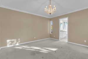 Primary bedroom and bath