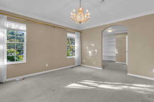 Spacious primary suite with a private den for reading, work, or retreat.