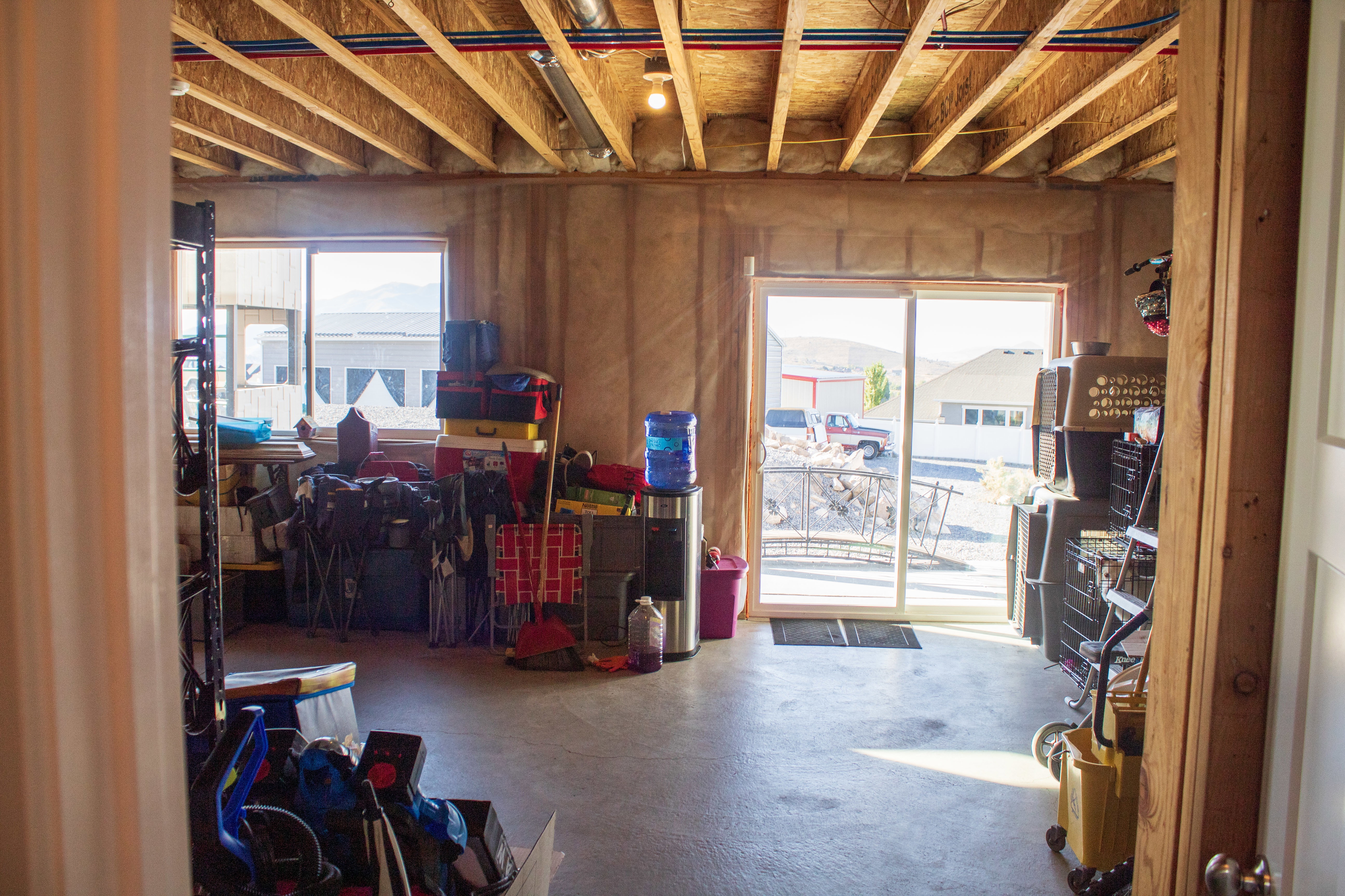 Below grade area featuring plenty of natural light