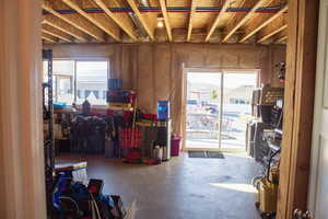 Below grade area featuring plenty of natural light