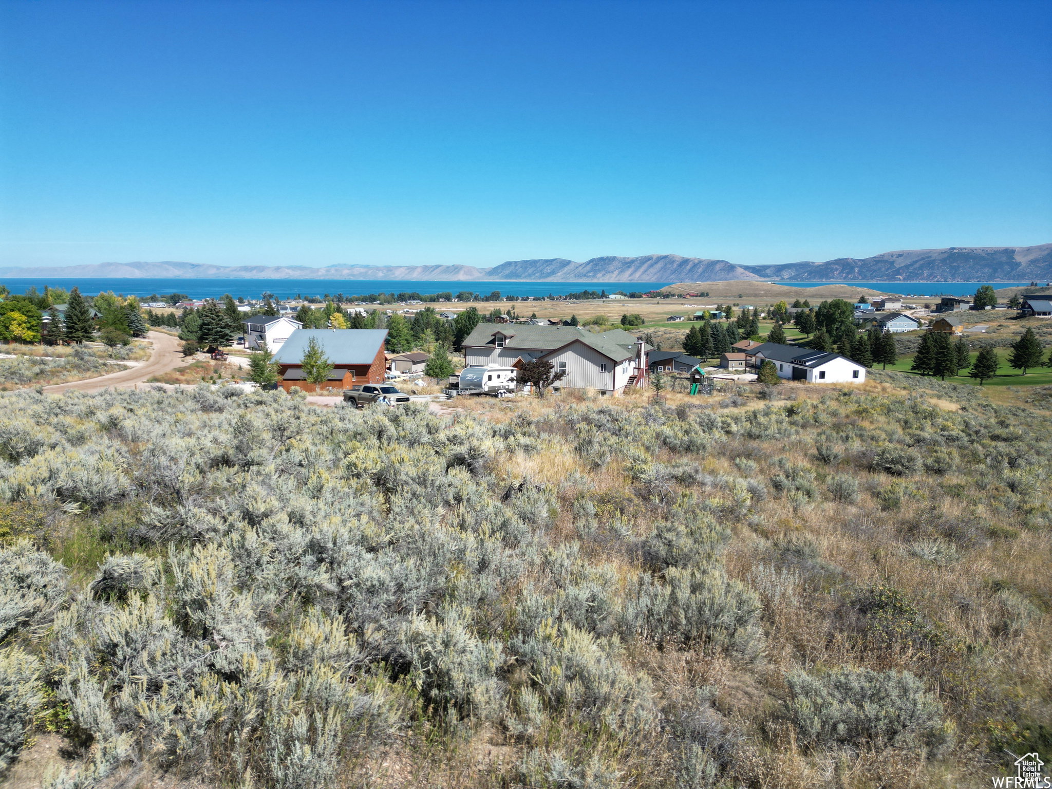 View of mountain background