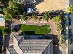 Aerial view of property's location