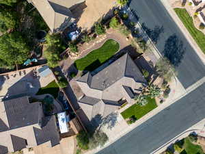 Aerial view of property's location