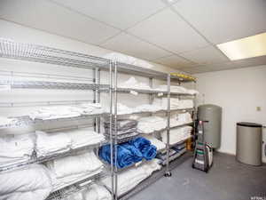 View of storage room