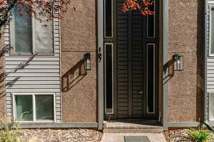 View of exterior entry