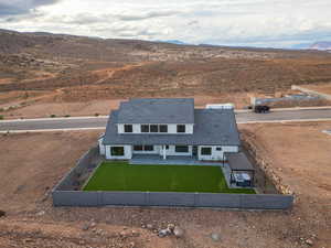 Bird's eye view of mountains