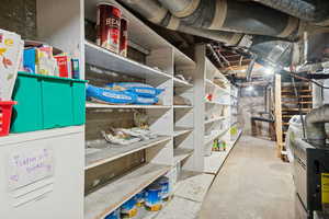 View of storage area