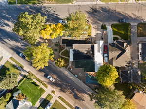 Aerial view of property's location