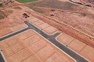Aerial view of property and surrounding area with rural landscape