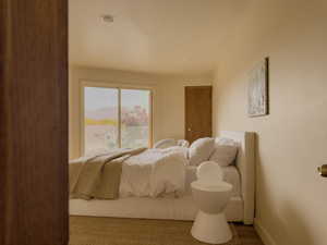 Bedroom featuring baseboards