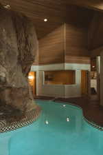 View of indoor pool