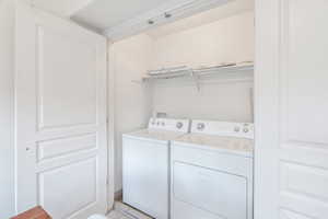 Main level laundry room--appliances included!