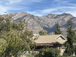 View of mountain background