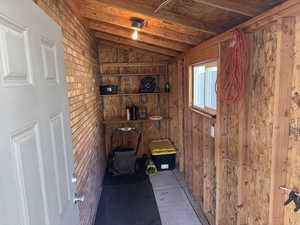 View of storage room