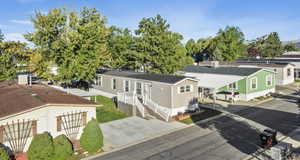 Aerial view of property and surrounding area
