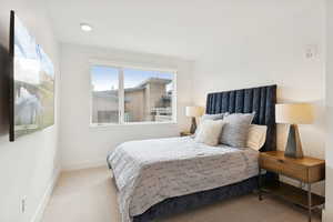 Bedroom en suite on level one.