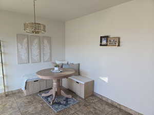 Dining room with baseboards and breakfast area