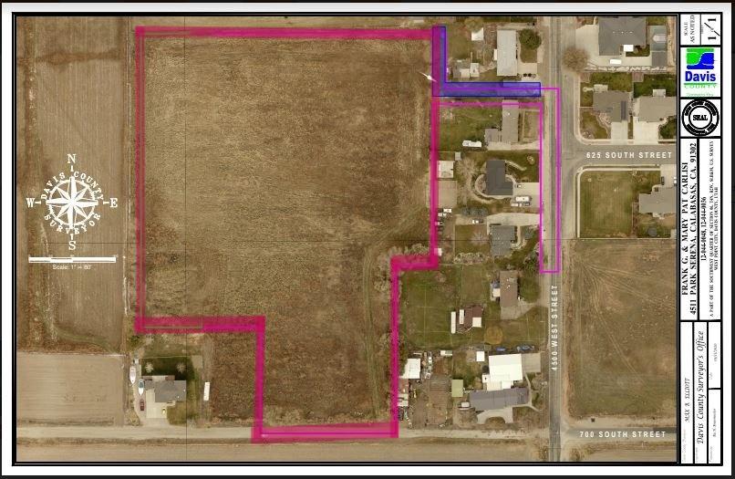 Map / location featuring property parcel outlined
