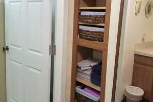 View of closet