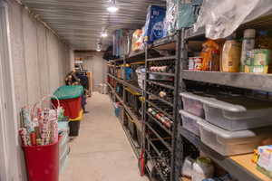 View of storage room