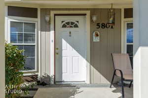 Entrance to property