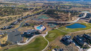 Aerial view of Red Ledges Amenity area featuring, Pool, Pickle ball Courts, Tennis Courts, etc...Adjacent to the Golf Course
