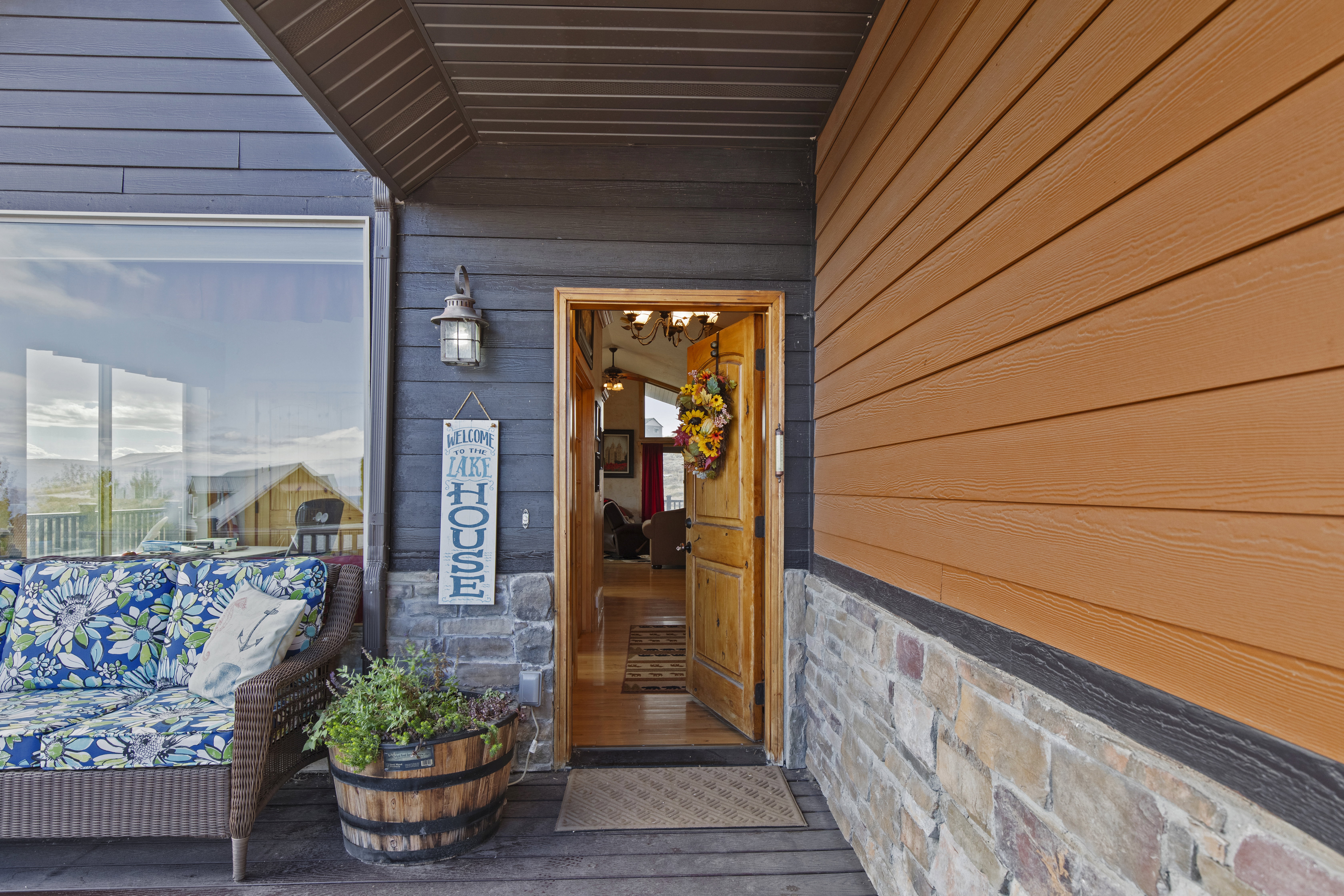 View of exterior entry