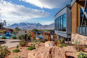 View of mountain backdrop