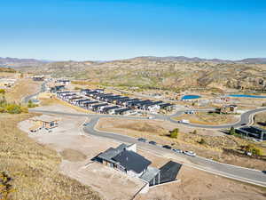 Bird's eye view of mountains