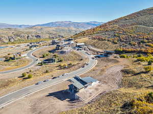 Drone / aerial view of mountains