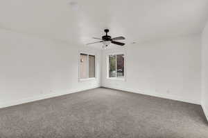 Master, new carpet, new paint, new fan, new trim, installed professionally