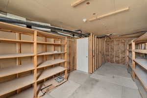 View of storage room