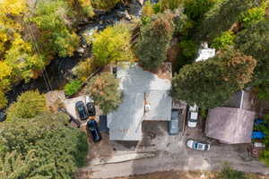 View from above of property