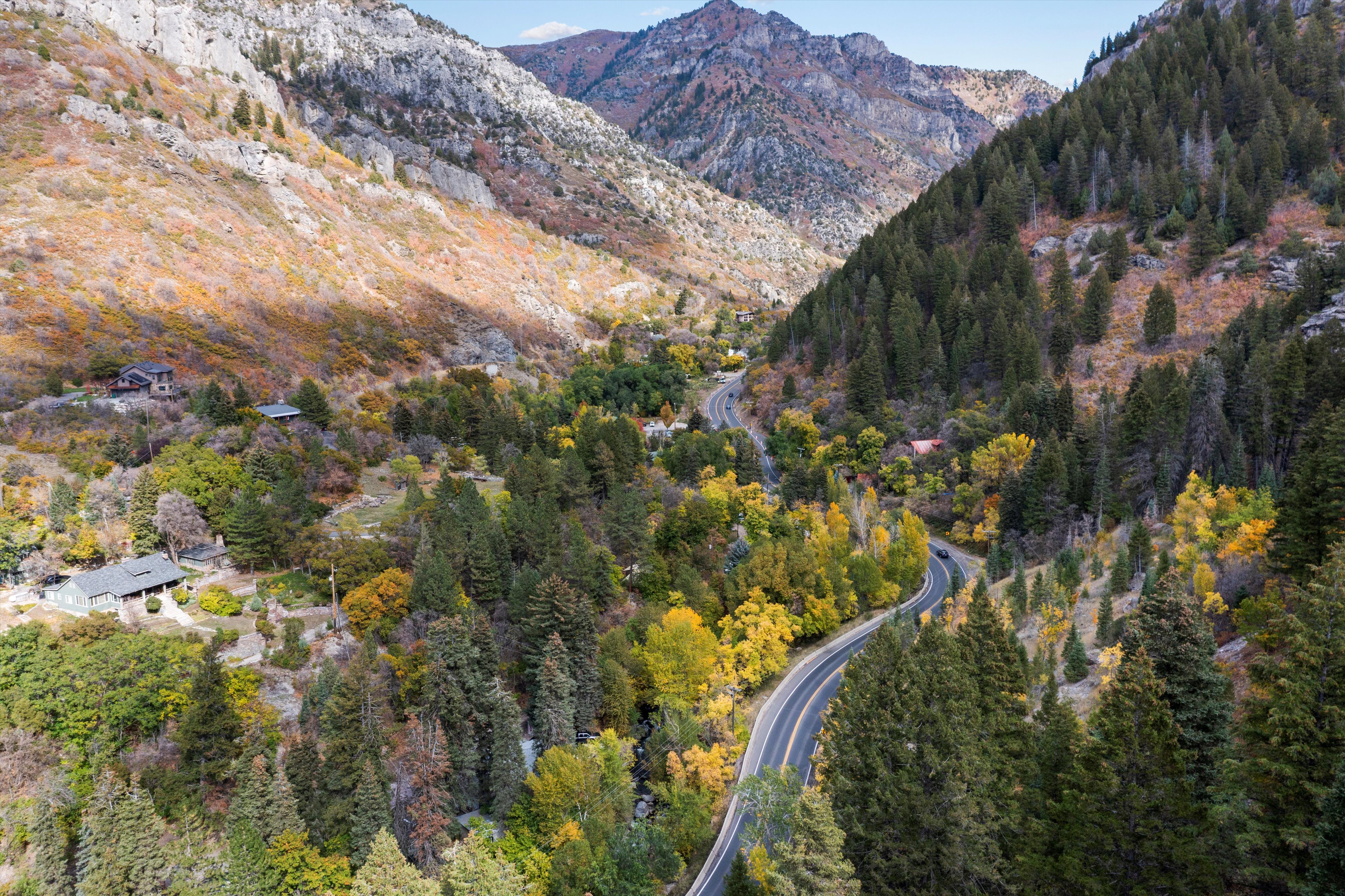View of mountain backdrop