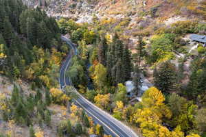 Aerial view of property's location