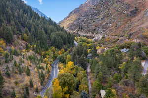 View of Ogden Canyon/mountain backdrop