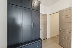 Built in Storage Cabinet in Mud Room