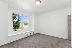 Bedroom with window seat