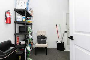 View of storage room