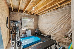 View of workout area