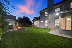 View of yard featuring a patio