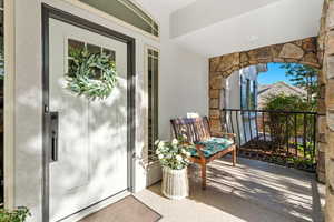 Entrance to property