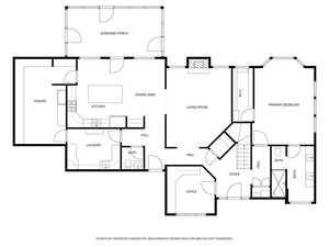 View of floor plan / room layout