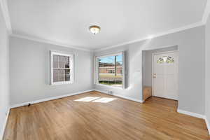 Entry and living room